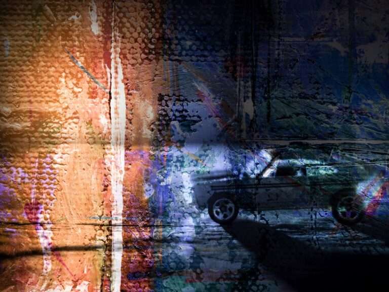 Taxi schilderij