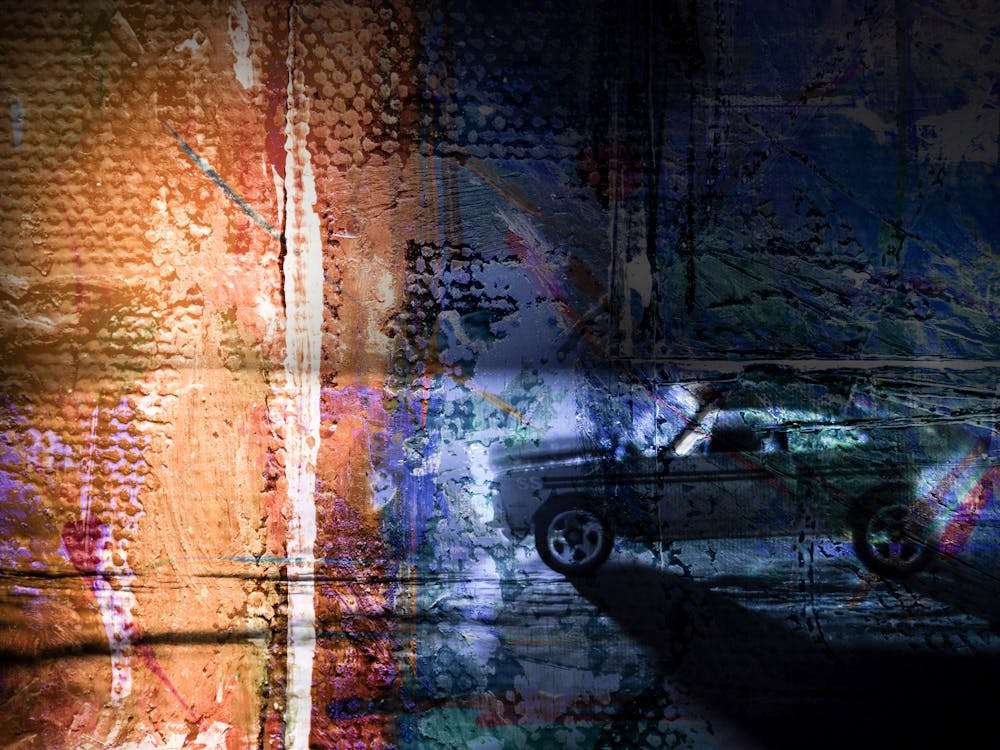 Taxi schilderij